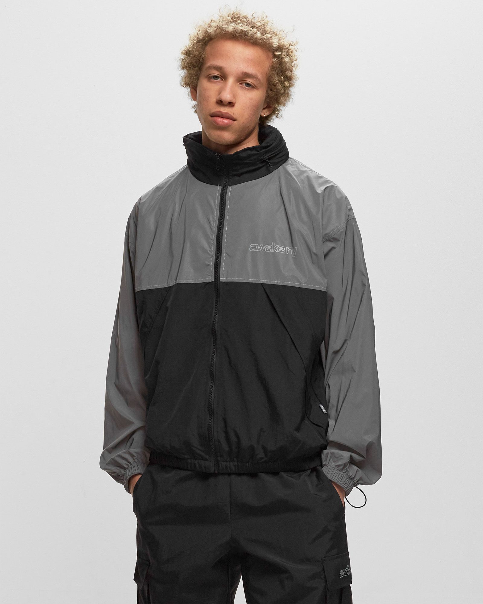 3M LOGO PRINTED NYLON ZIP UP SHELL