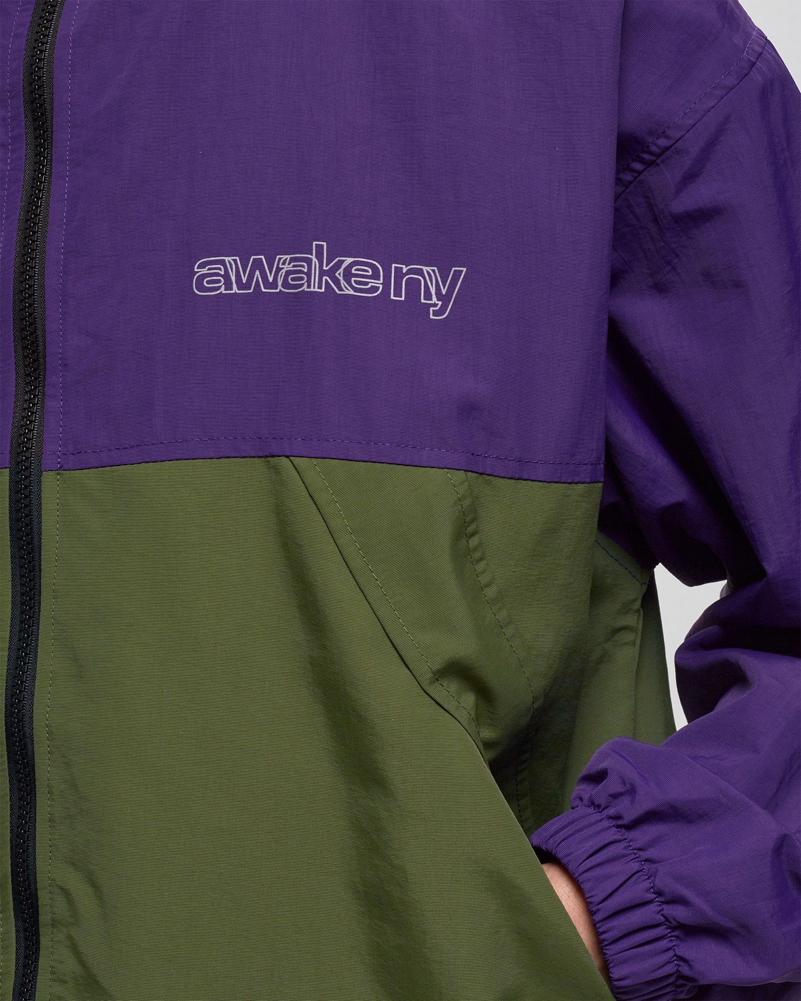 3M LOGO PRINTED NYLON ZIP UP SHELL