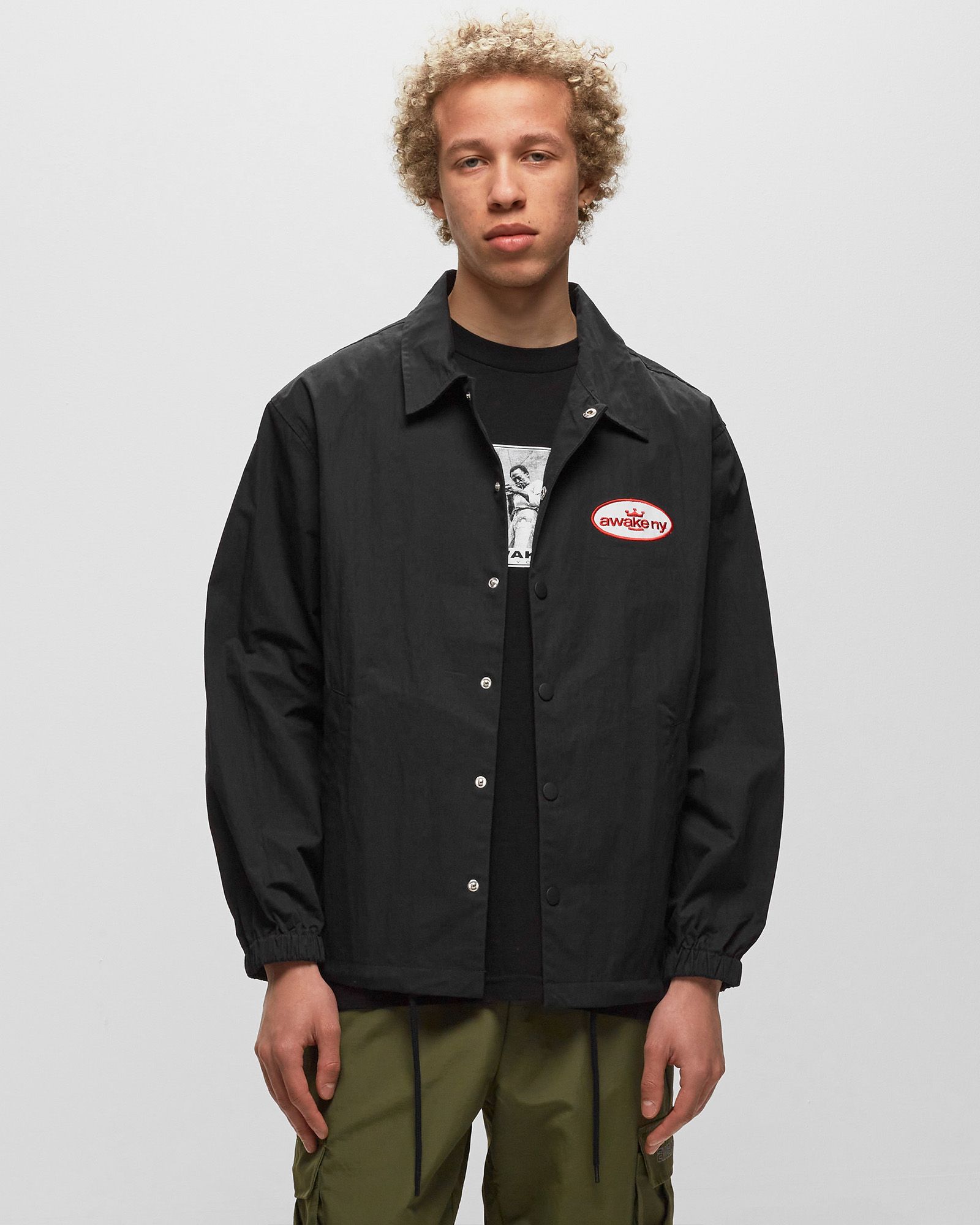 KING LOGO TWILL COACHES JACKET