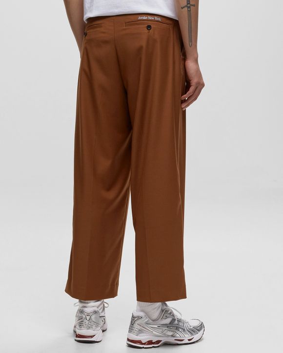 LIGHTWEIGHT WOOL ELASTICATED WOVEN PANT