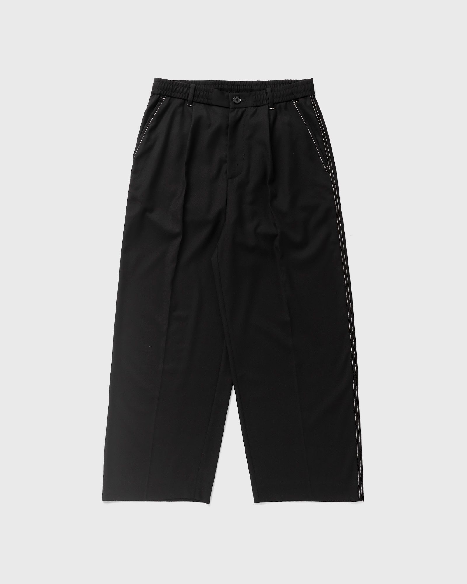 Awake - lightweight wool elasticated woven pant men casual pants black in größe:xl