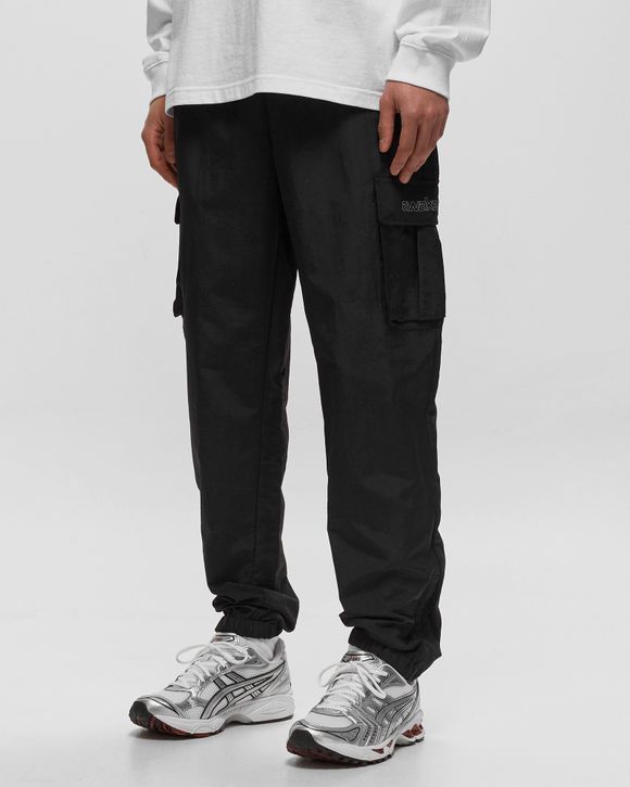 Awake 3M LOGO PRINTED NYLON CARGO PANT Black - black