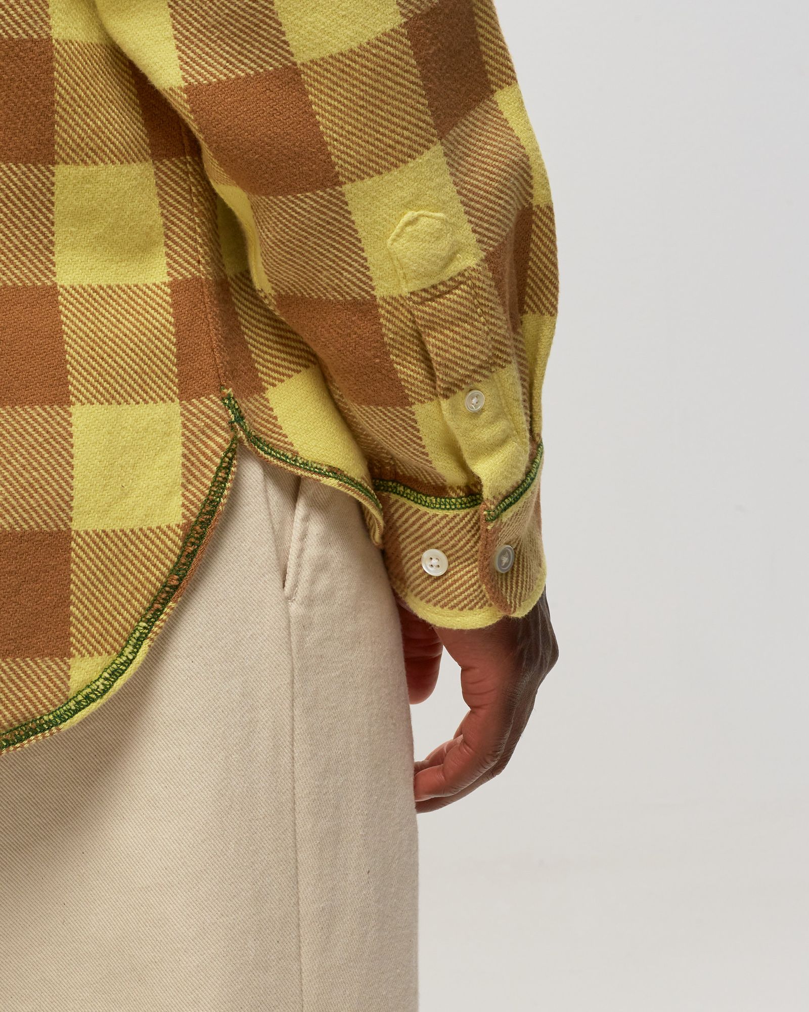 CONTRAST STITCH FLANNEL