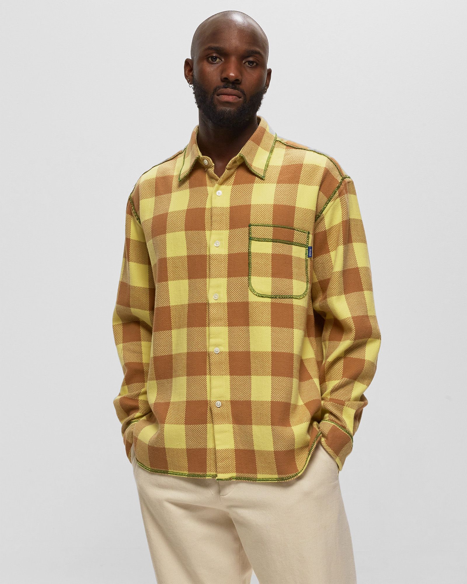 CONTRAST STITCH FLANNEL