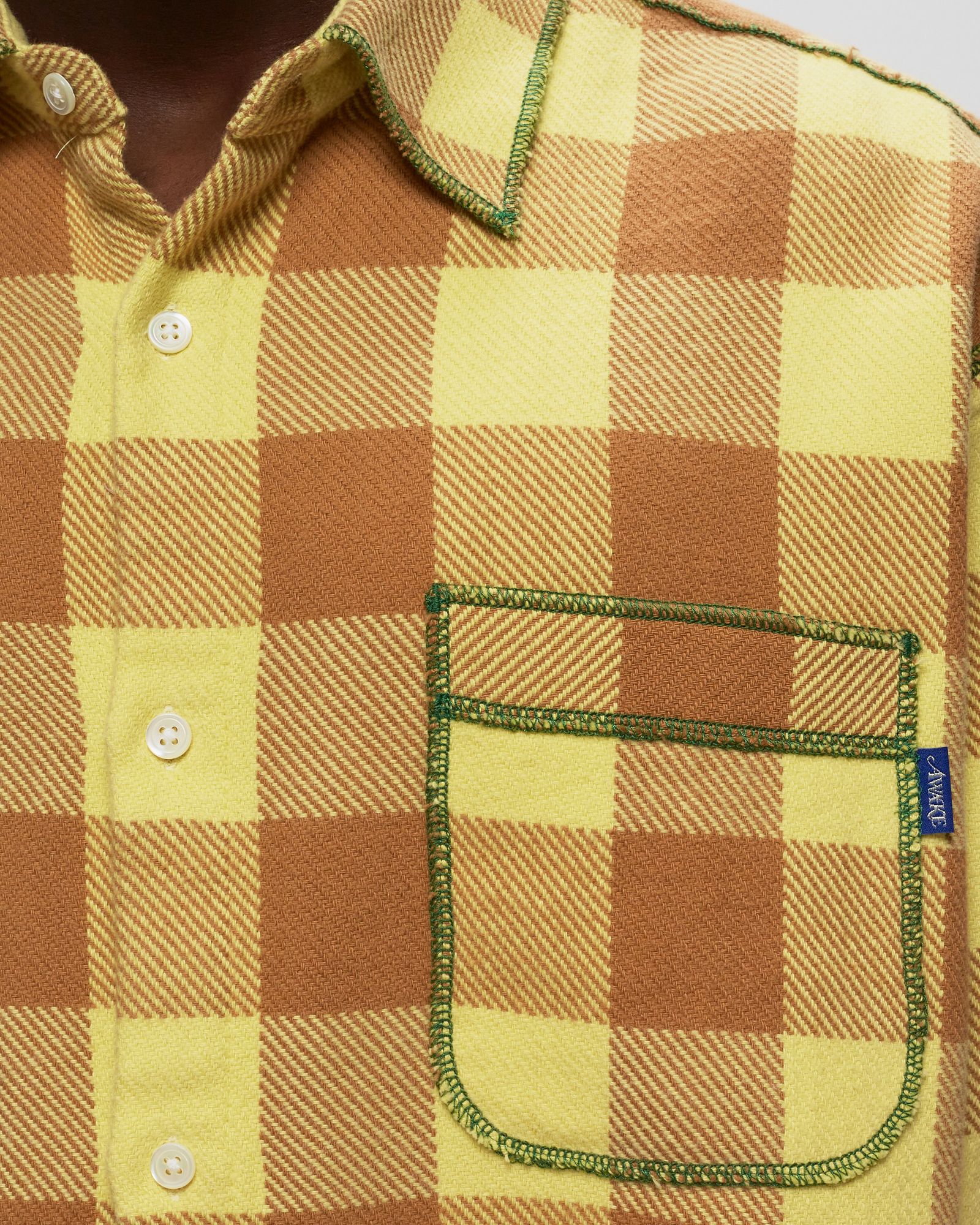 CONTRAST STITCH FLANNEL