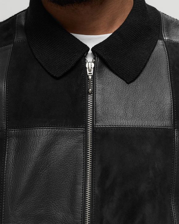 Awake CHECKERBOARD ZIP FRONT Black - black