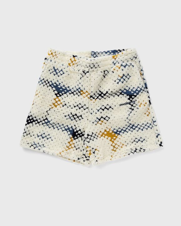 PRINTED A FLEECE SWEATSHORTS