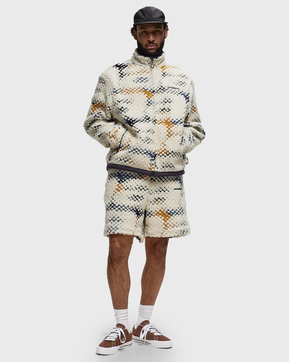 PRINTED A FLEECE SWEATSHORTS