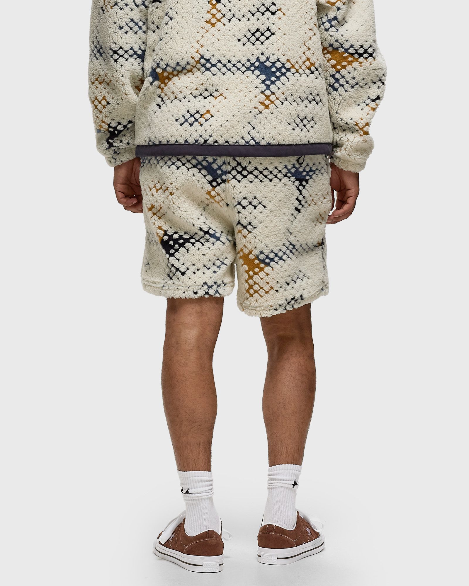 PRINTED A FLEECE SWEATSHORTS