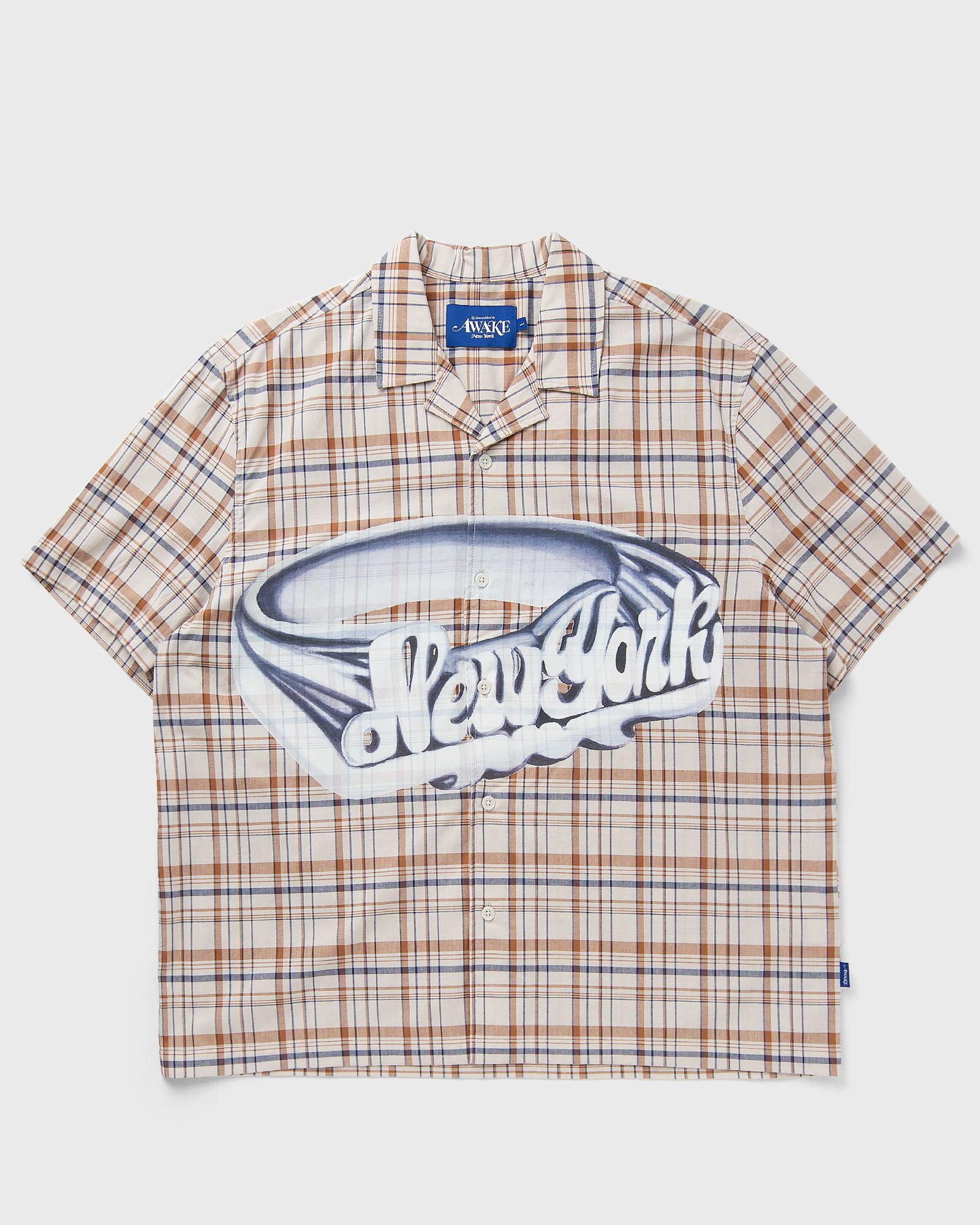 PRINTED CAMP COLLAR SHIRT