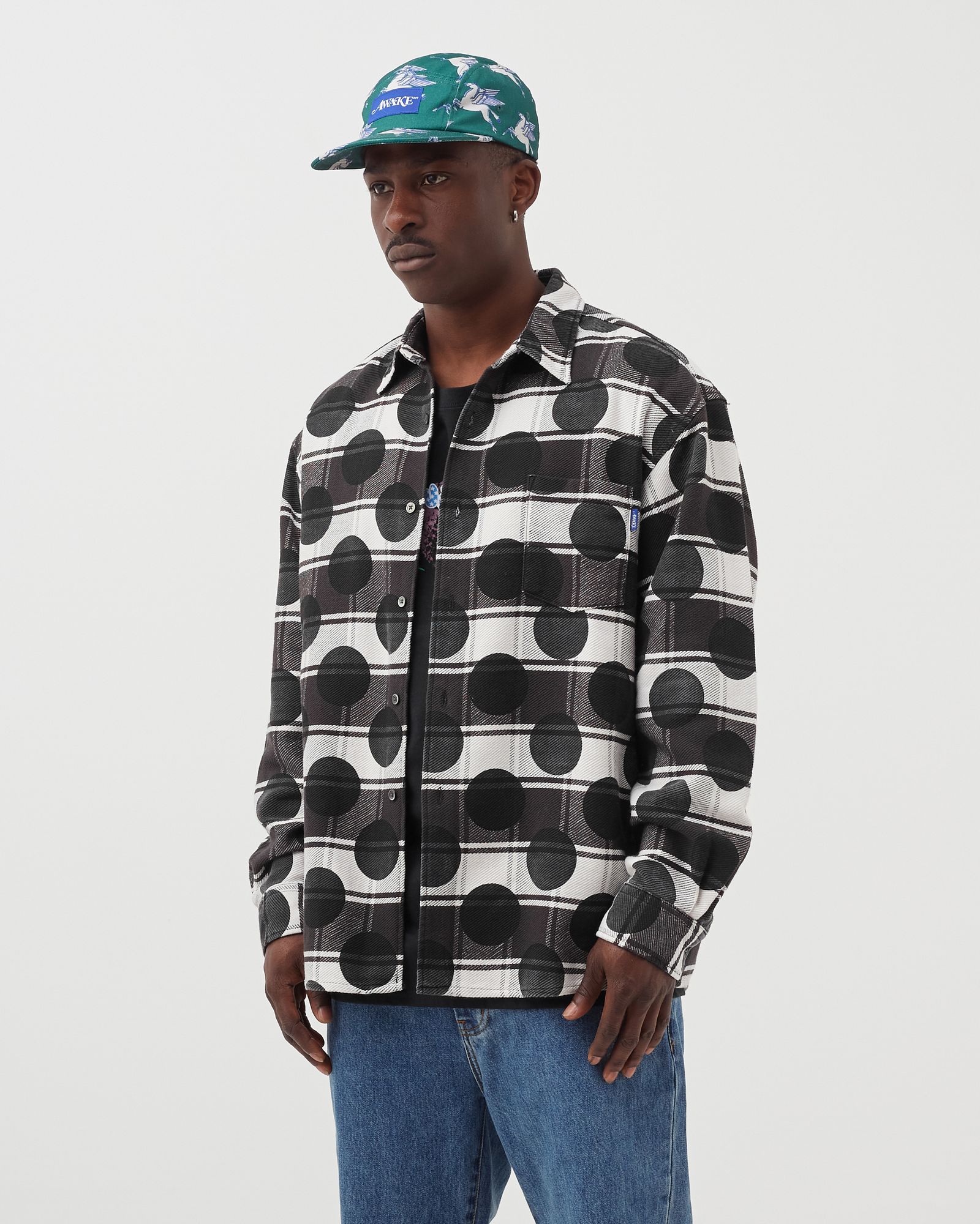 POLKA DOT FLANNEL SHIRT