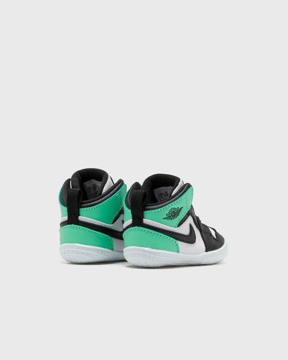 Jordan JORDAN 1 CRIB BOOTIE White - WHITE/BLACK-GREEN GLOW