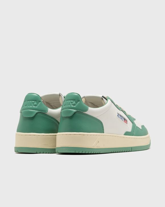 Autry Action Shoes MEDALIST LOW Green/White - LEAT/LEAT WHT/MALACHI