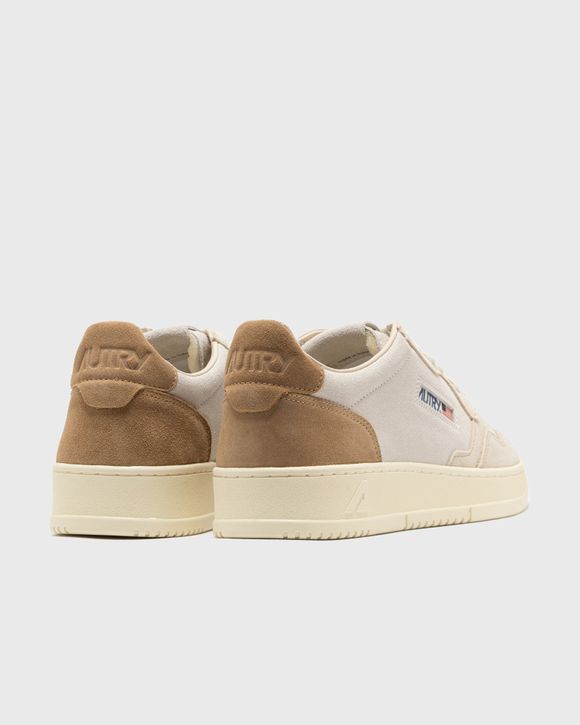 スニーカー AUTRY Men Sneakers Beige AULMTS03 Autry Medalist Low Tricolor Sneakers In Beige Ecru And Space