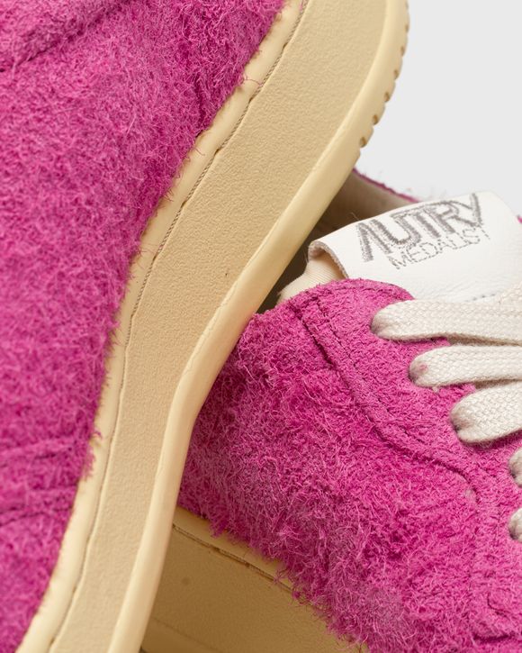 Autry Action Shoes WMNS MEDALIST LOW Pink - HAIR/SUEDE FUCHSIA