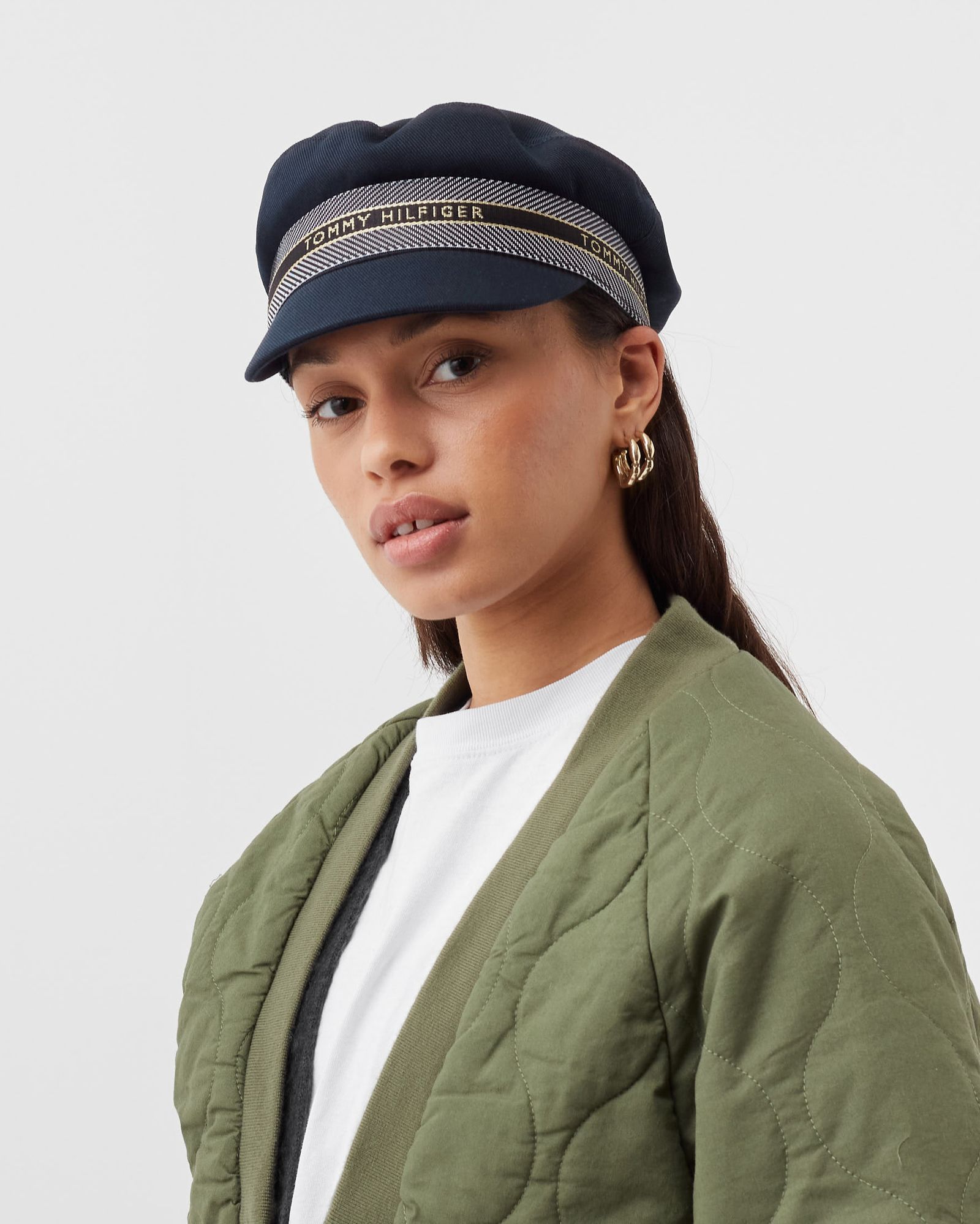 SIGNATURE FEMININE BAKER BOY HAT