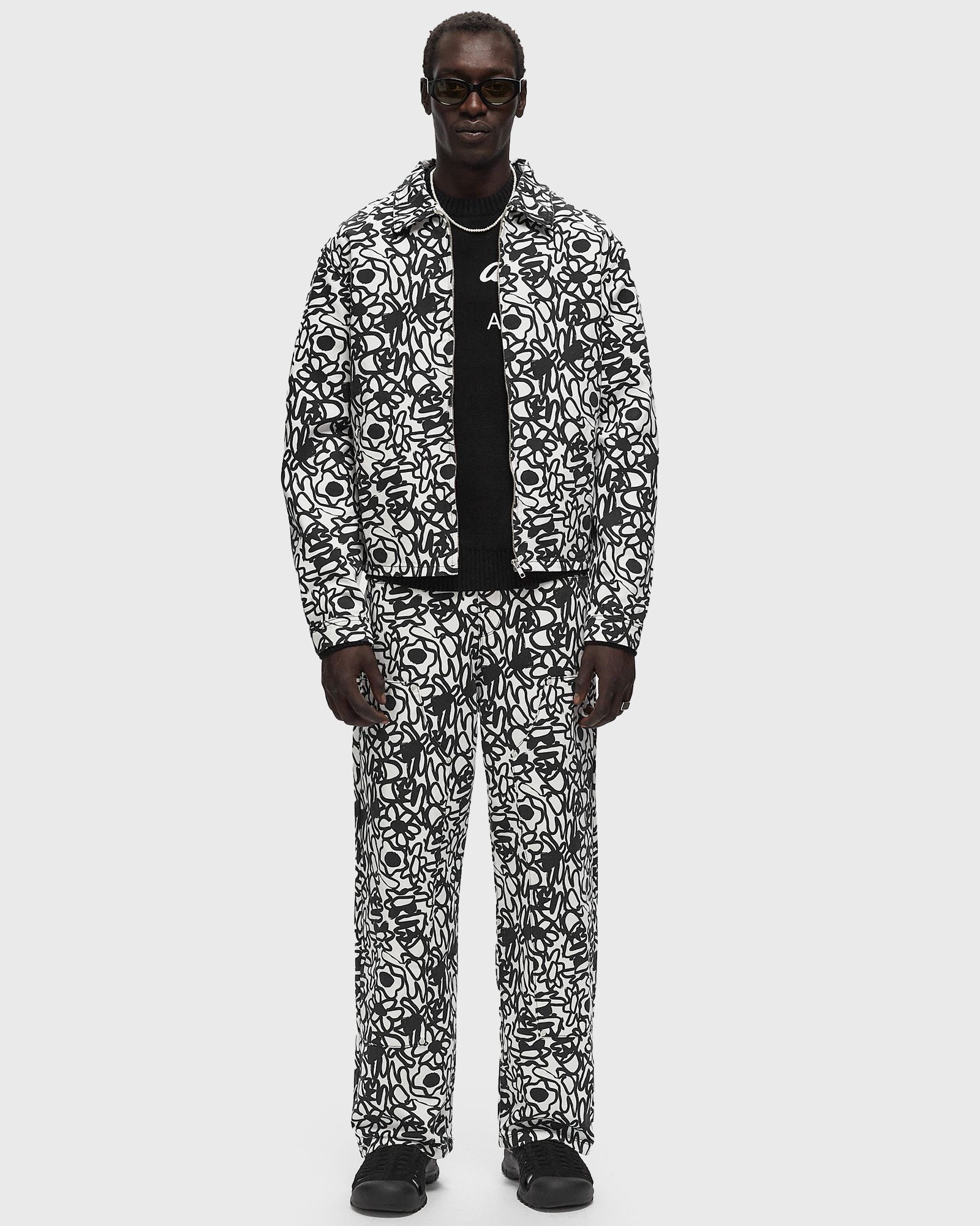 Flowers Allover Print Jacket