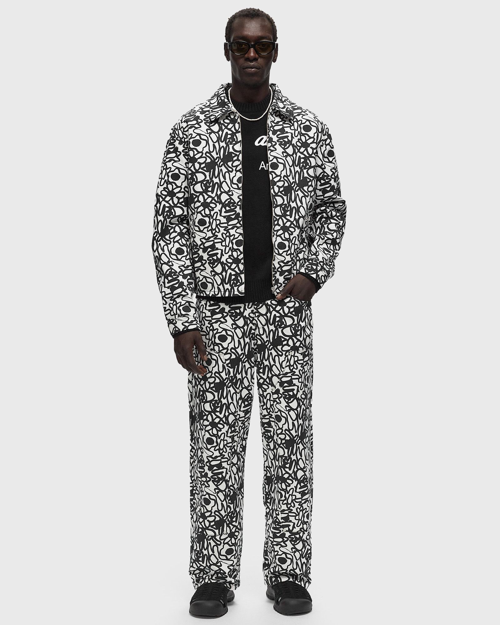 Flowers Allover Print Pants