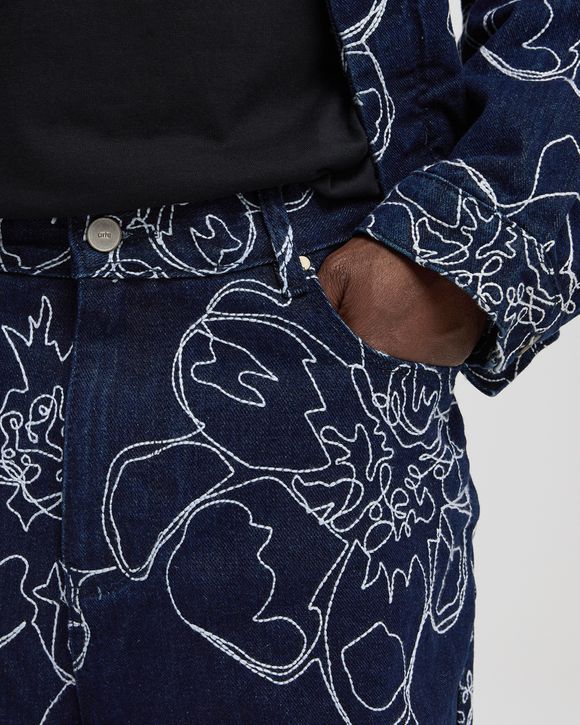 Denim Stitch Flower All over jeans