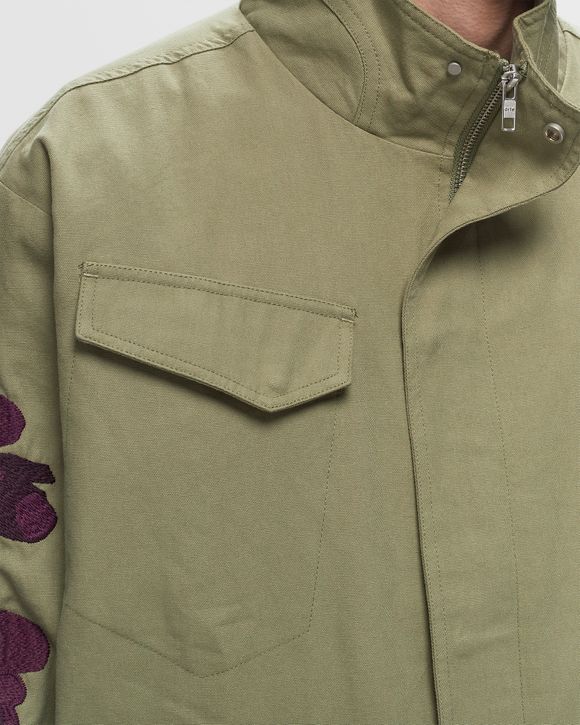 Crop Jacket Flowers Sleeve