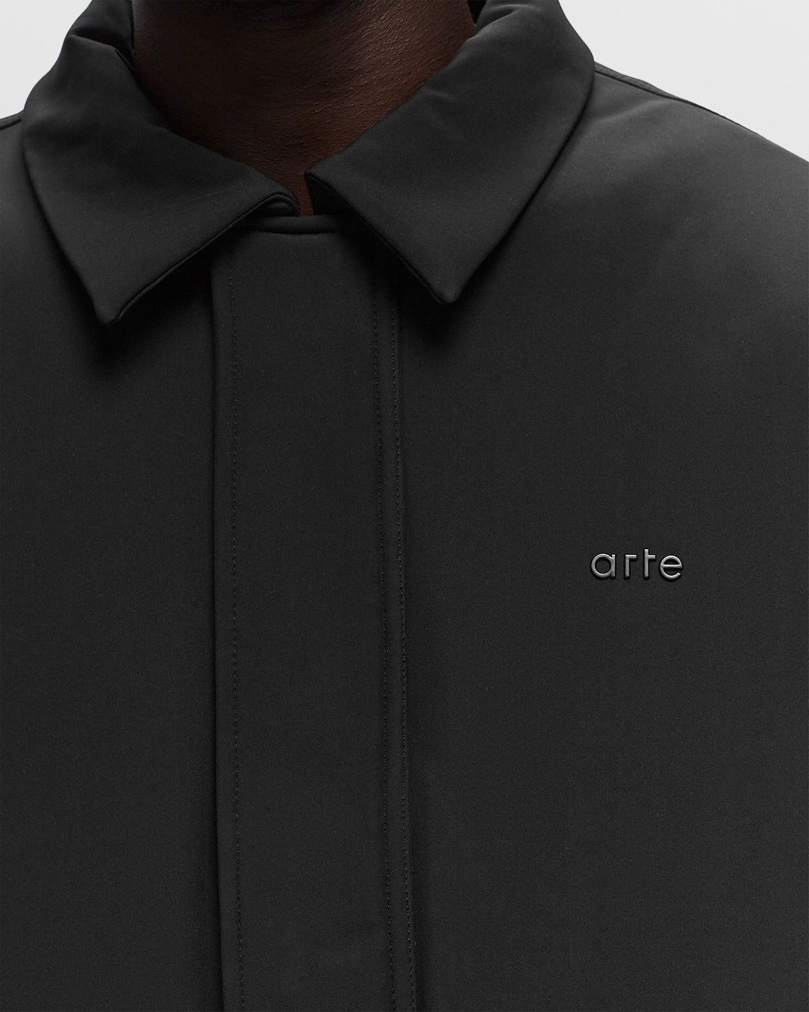 Arte Antwerp Basic Crop nylon Jacket Black | BSTN Store