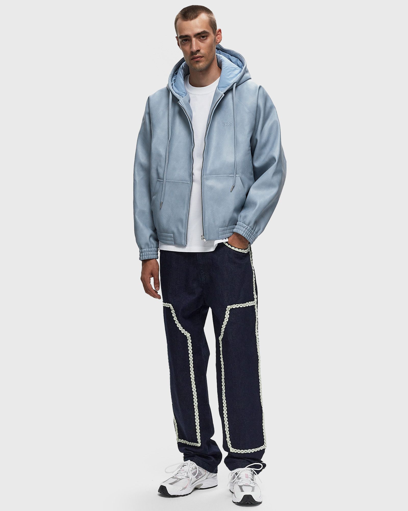 Flower Trim Workwear Jeans