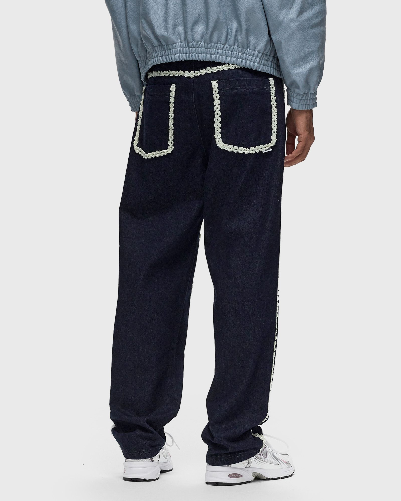 Flower Trim Workwear Jeans