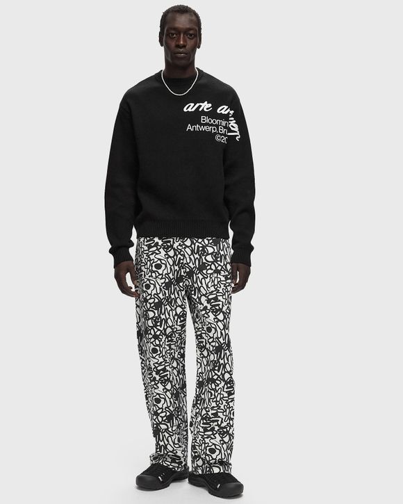 Arte artwork top Sleeve knit