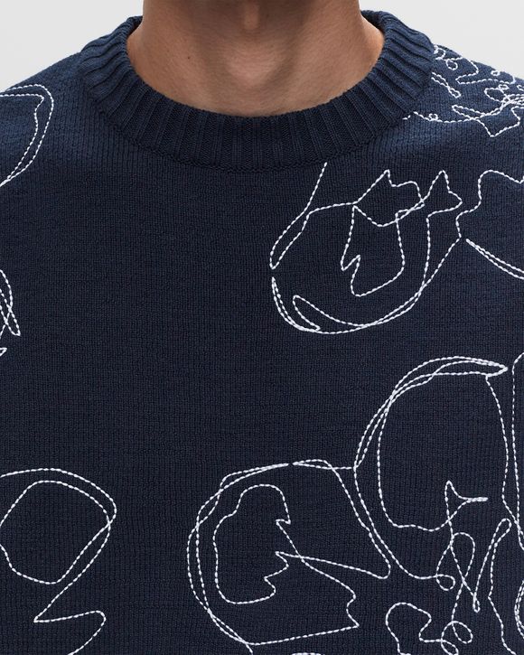 Flower Stitch Allover Knit