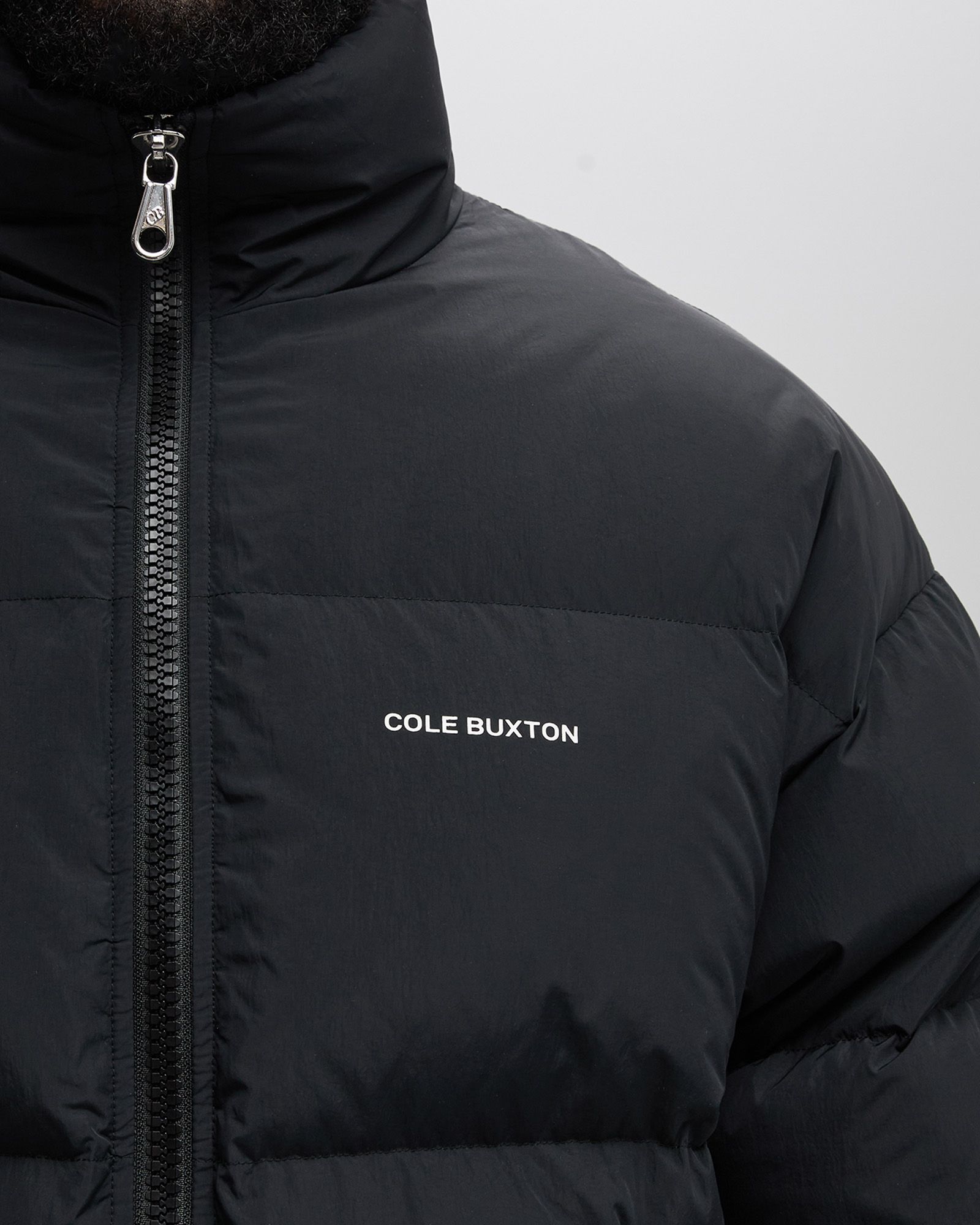 Cropped Logo Puffer