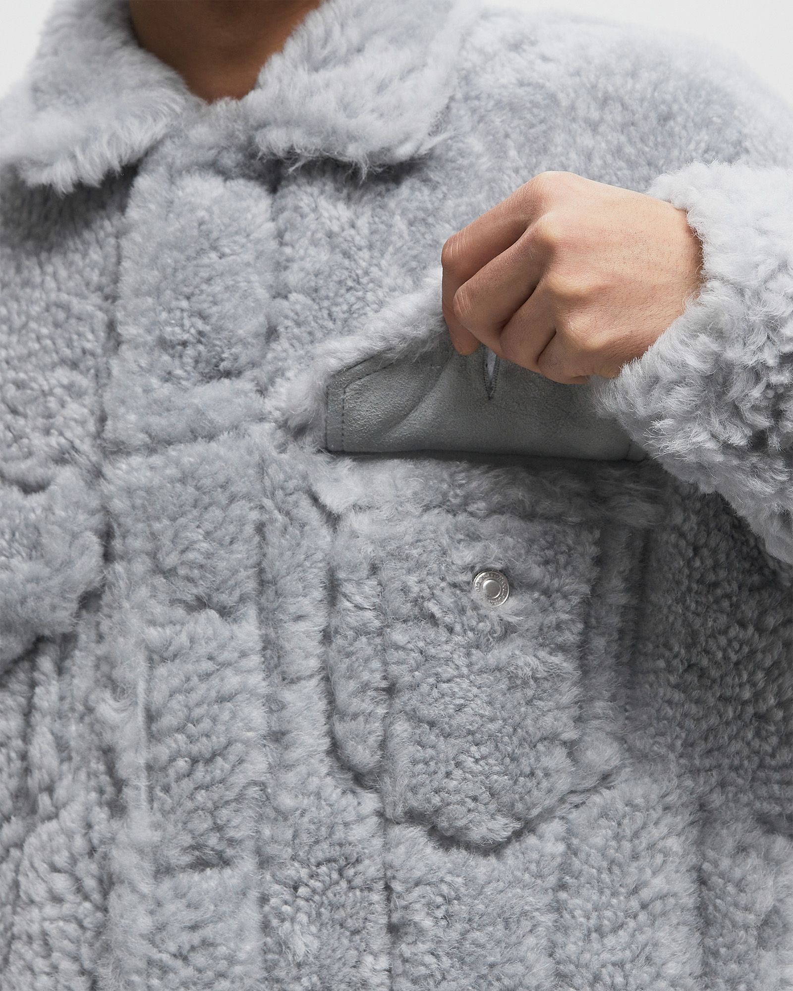 SHEARLING TRUCKER JACKET