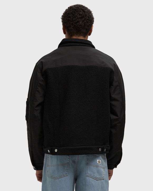 Nylon/wool combo jacket