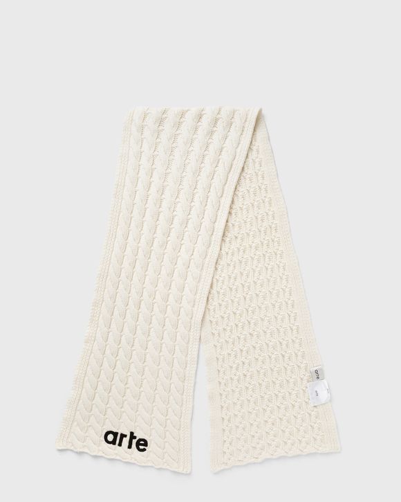 Textured Logo Scarf