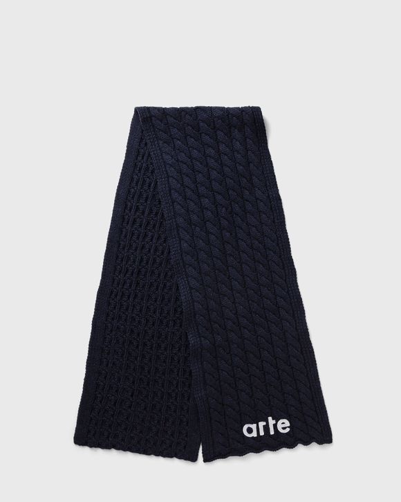 Textured Logo Scarf