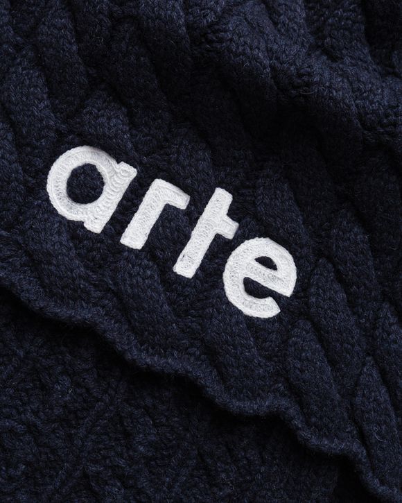 Textured Logo Scarf