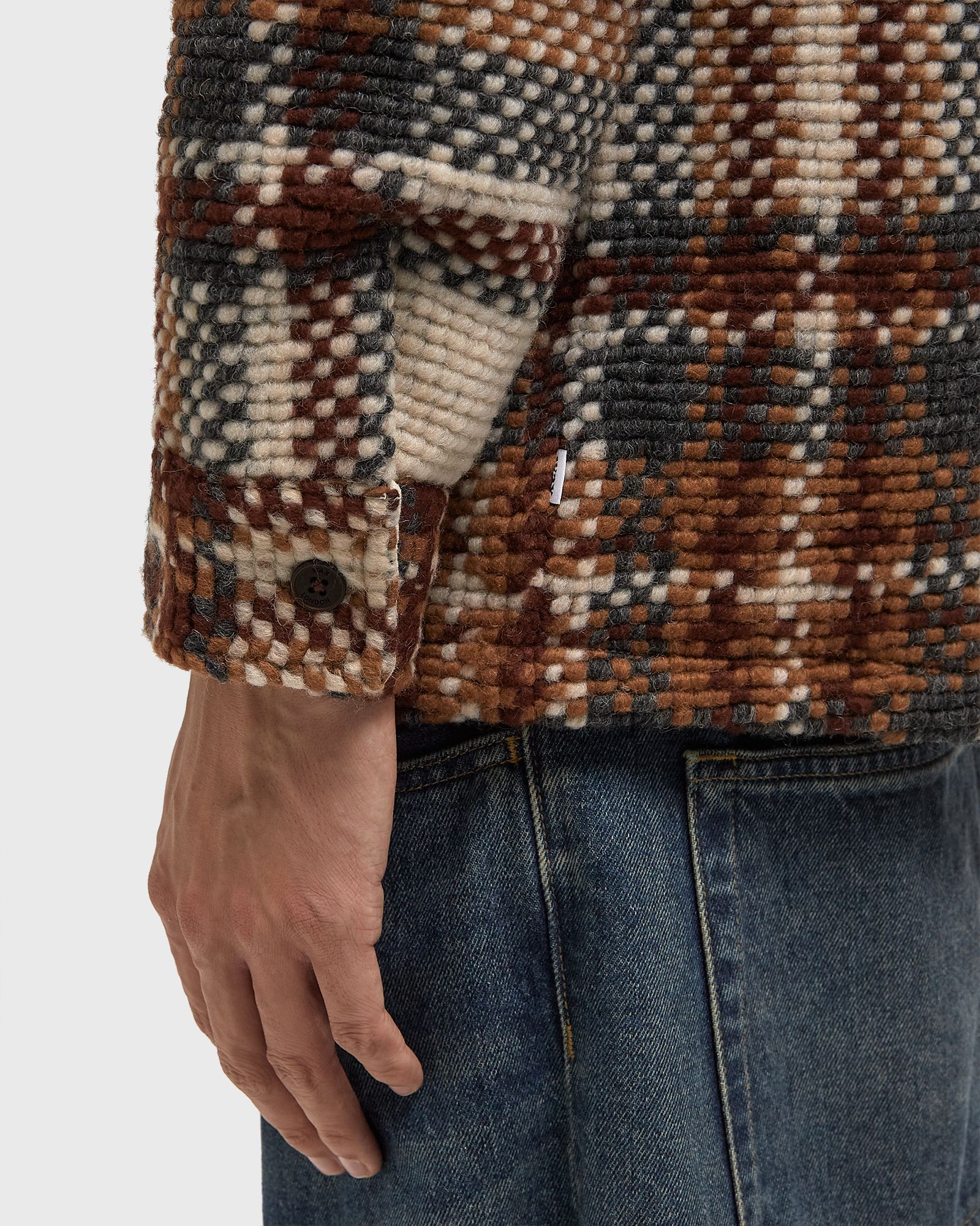 WHITING OVERSHIRT WOOL BLEND BOBBLE