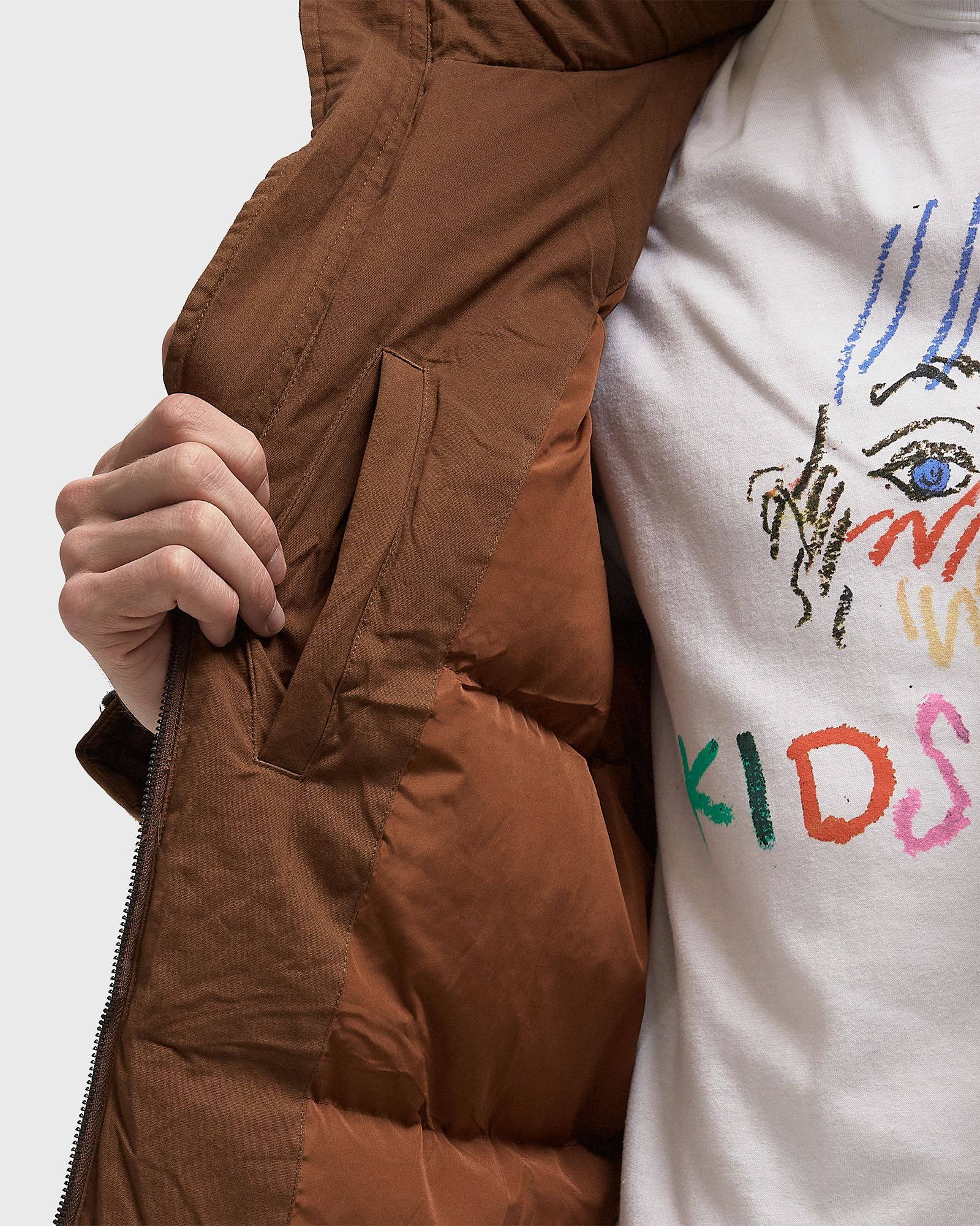 Patchworked Face down Puffer