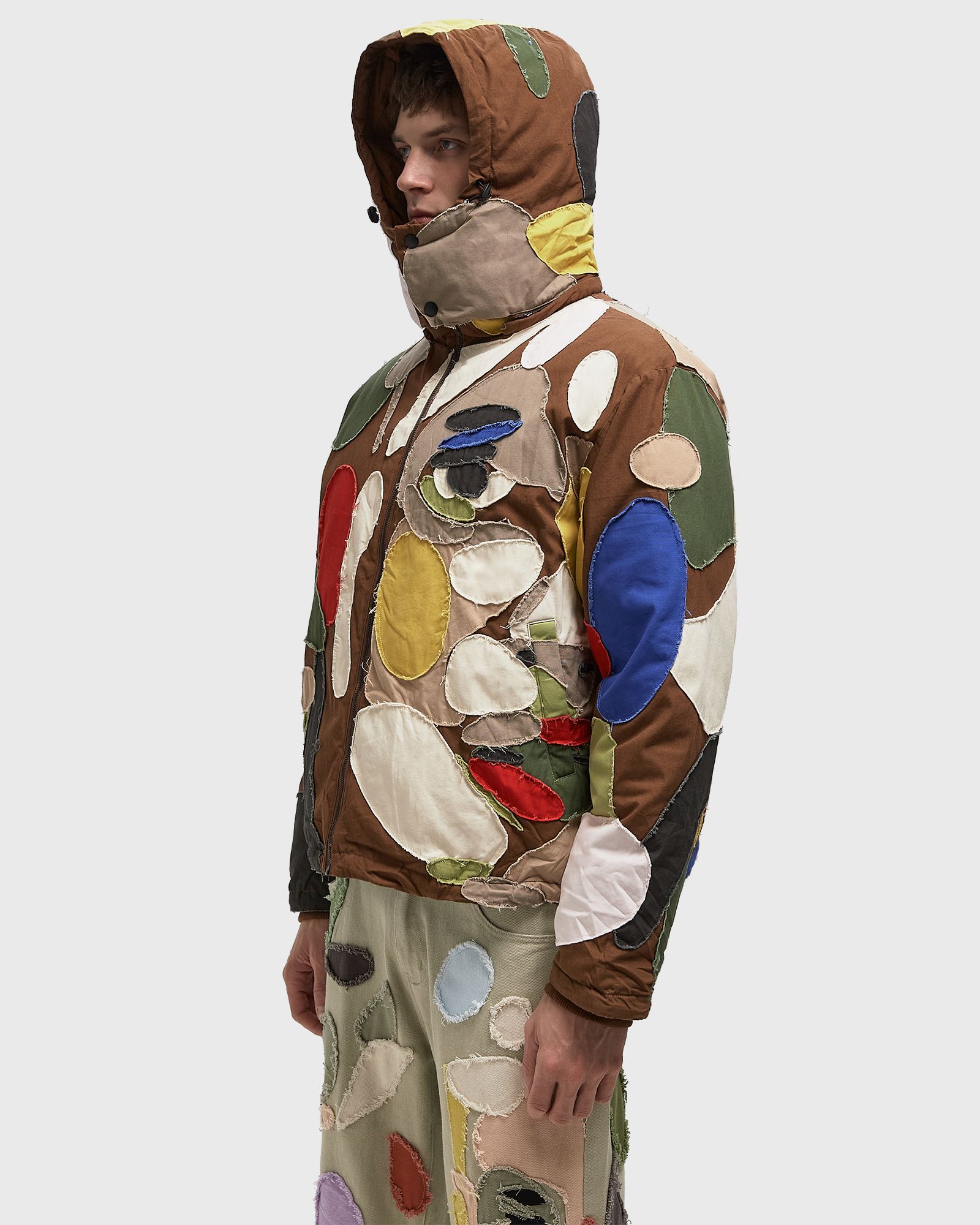 Patchworked Face down Puffer