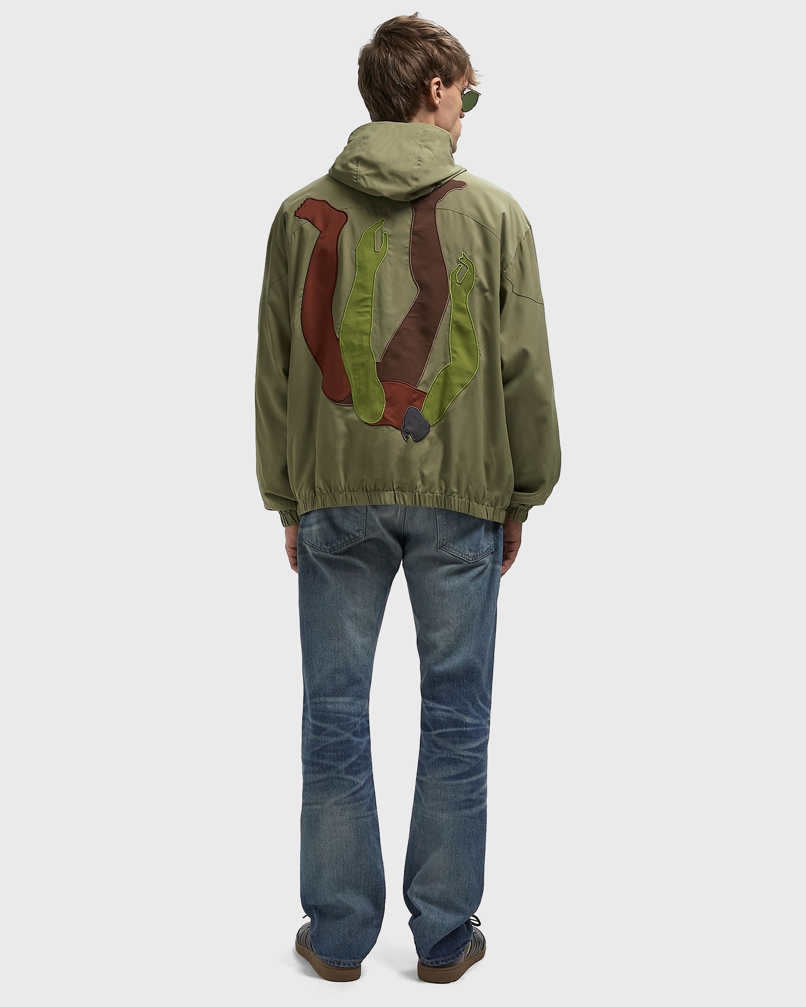 Falling guy insulated windbreaker