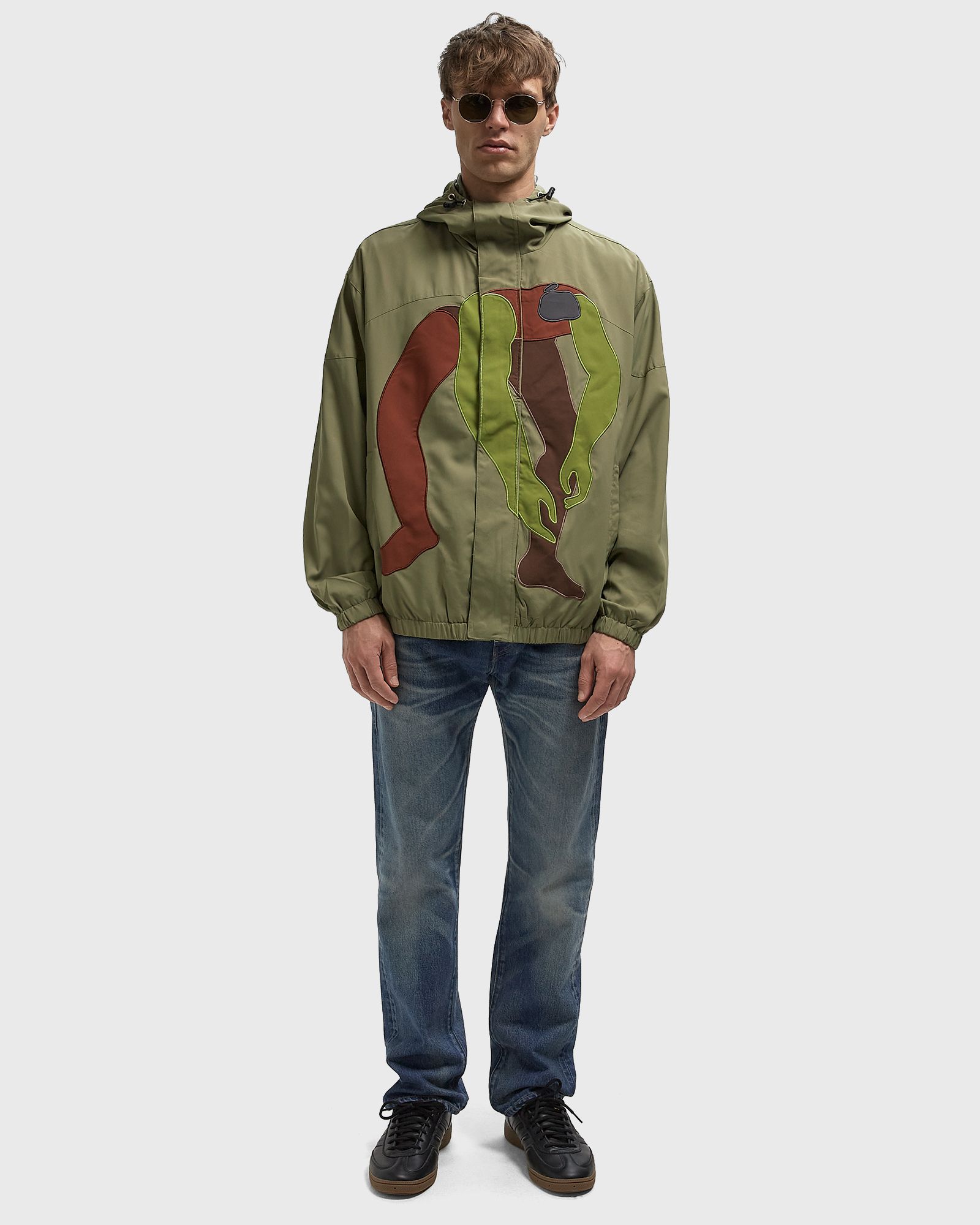 Falling guy insulated windbreaker