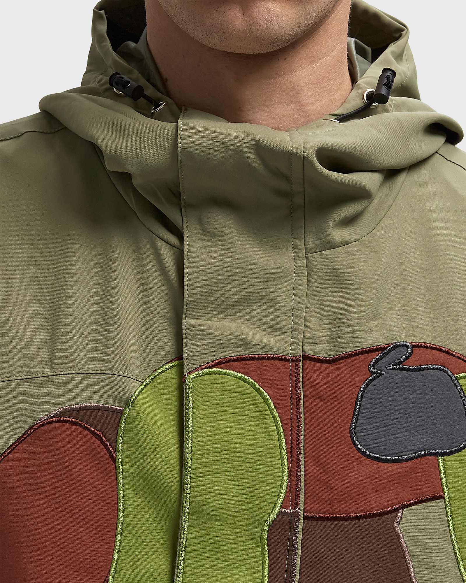 Falling guy insulated windbreaker