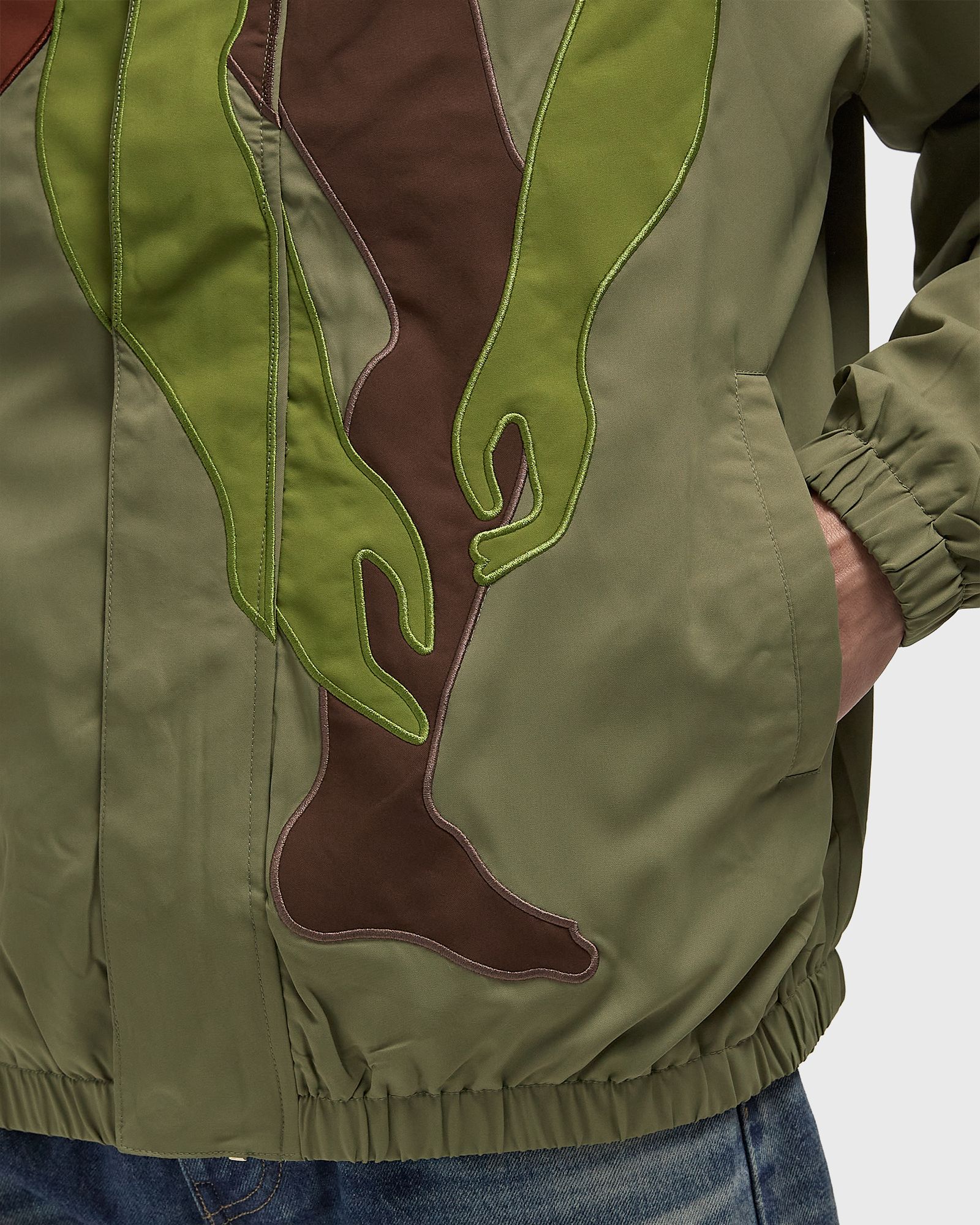 Falling guy insulated windbreaker