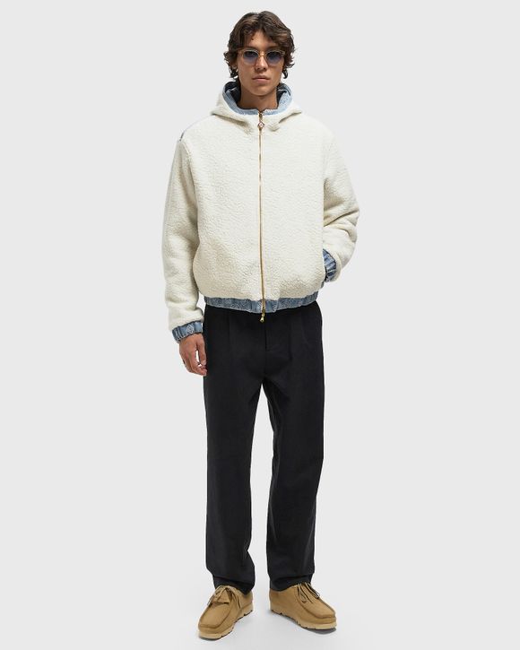 CASHMERE TERRY/ DENIM REVERSIBLE JACKET