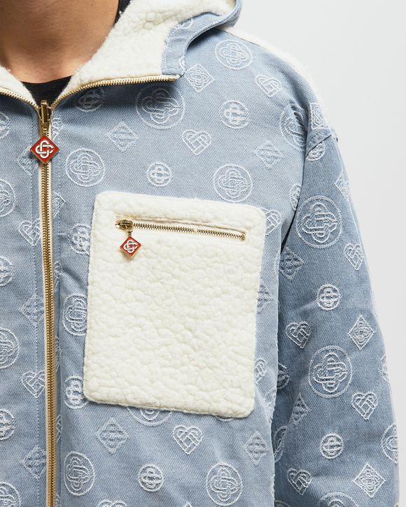 CASHMERE TERRY/ DENIM REVERSIBLE JACKET