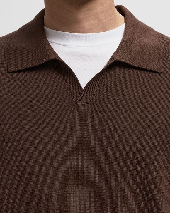 CARTER OPEN COLLAR POLO MILANO KNIT