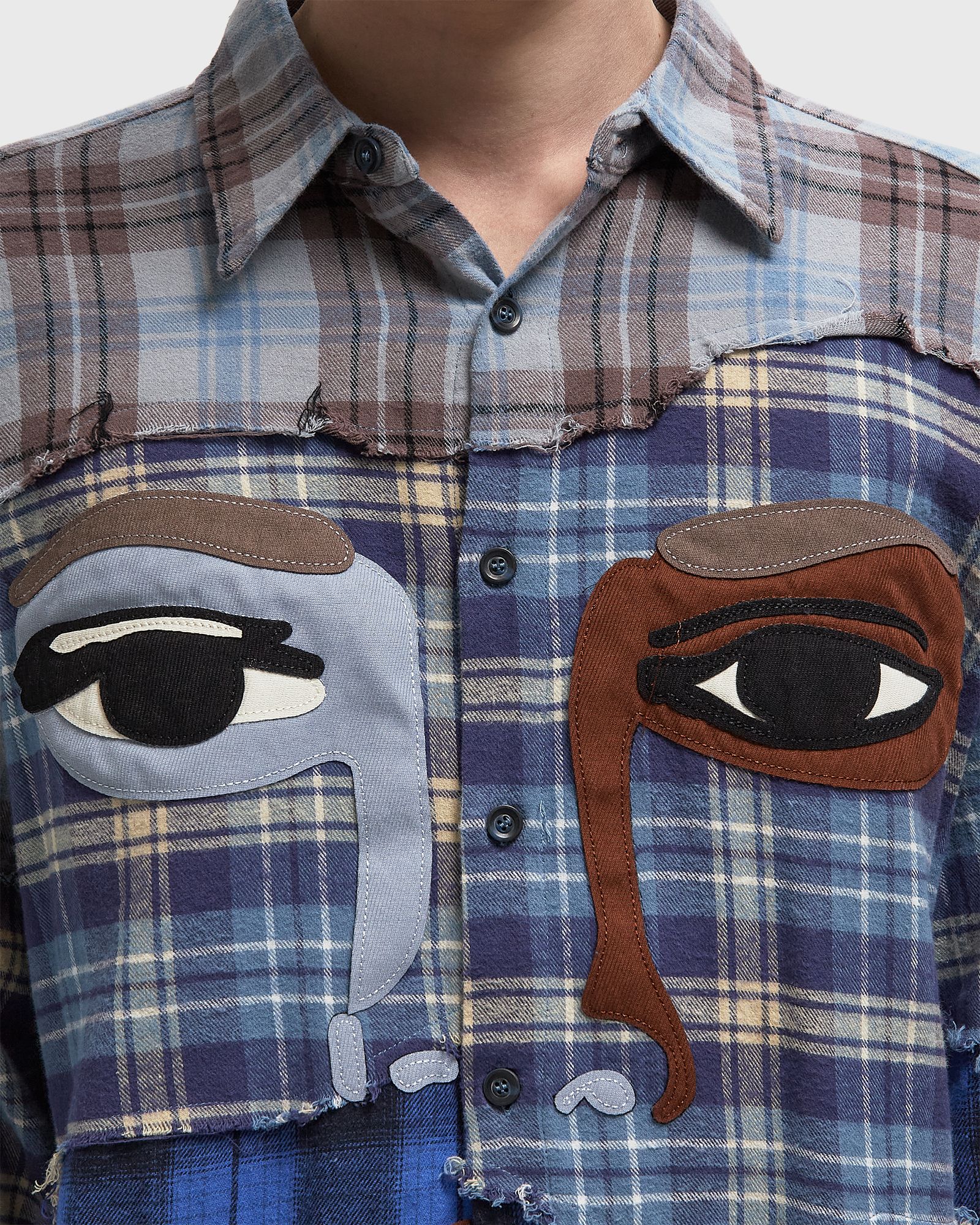 Face patchworked Flannel