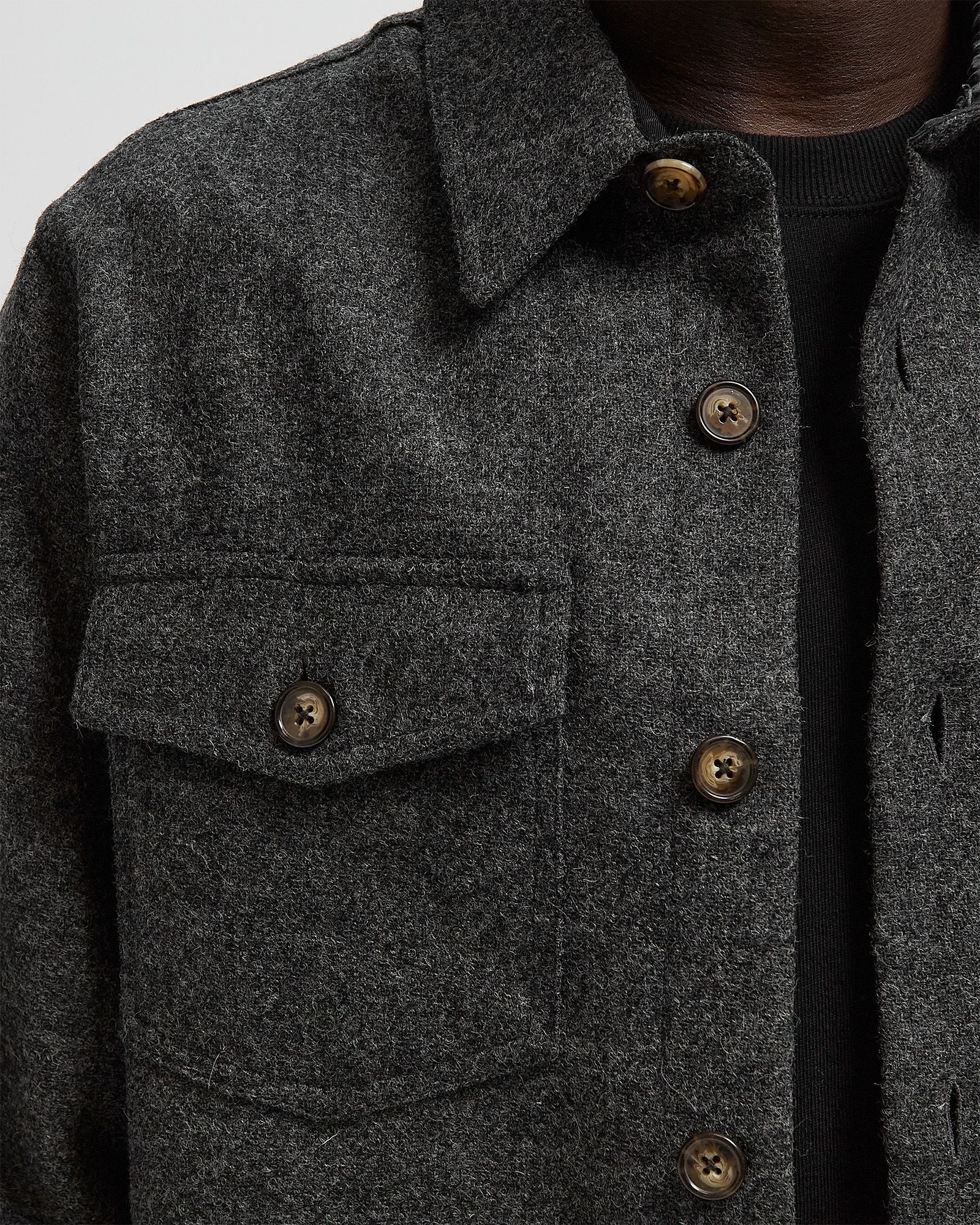 WOOL FIELD OVERSHIRT