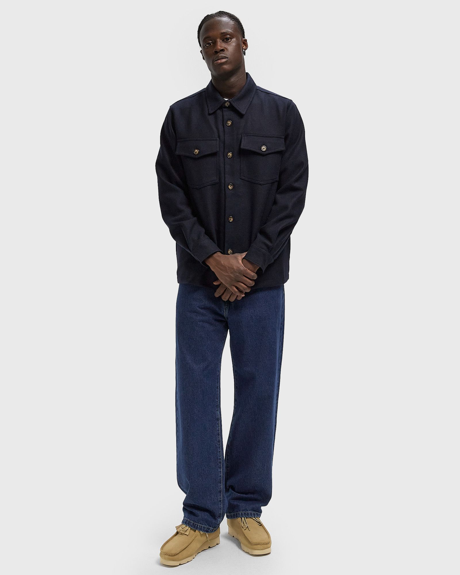 WOOL FIELD OVERSHIRT