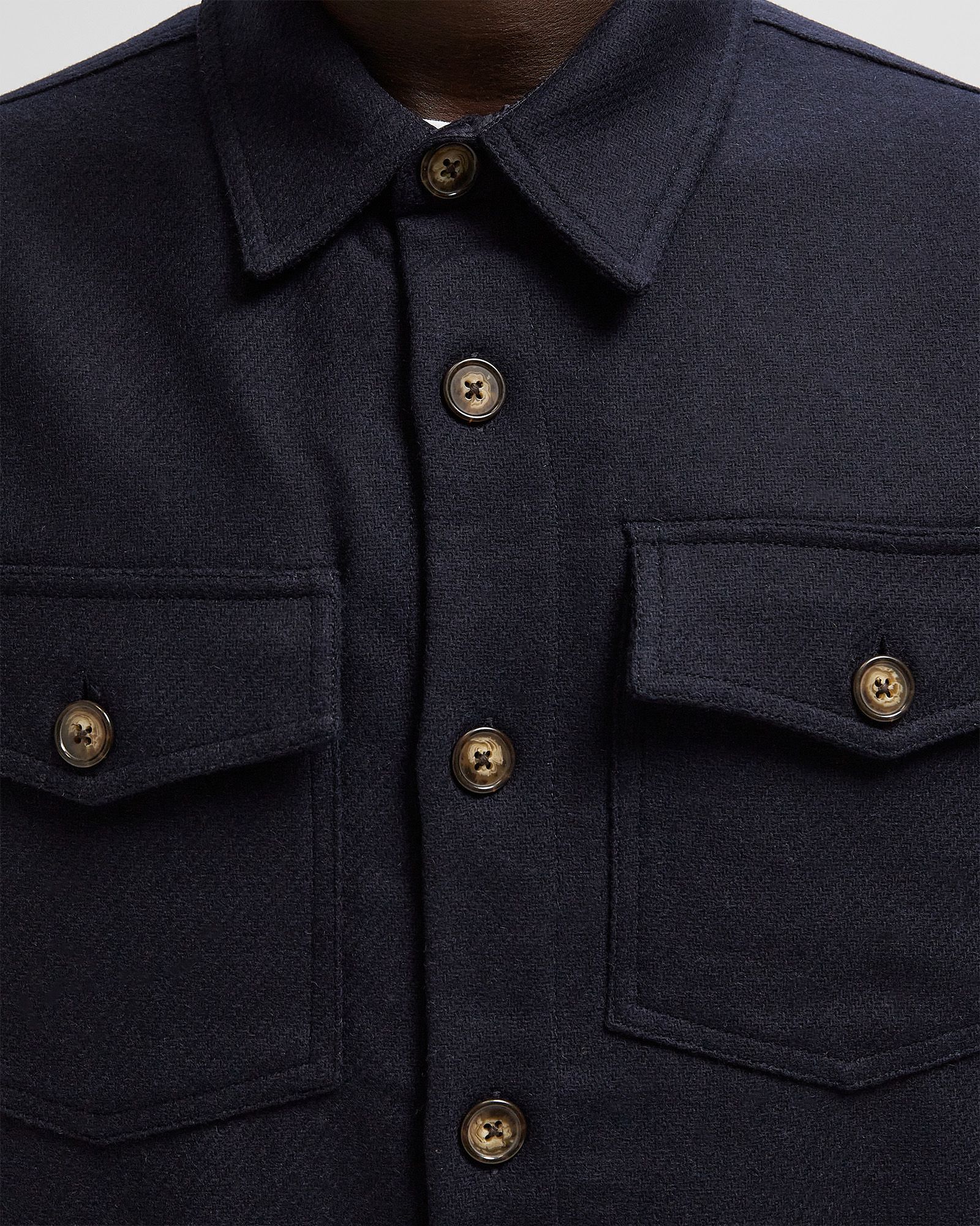 WOOL FIELD OVERSHIRT