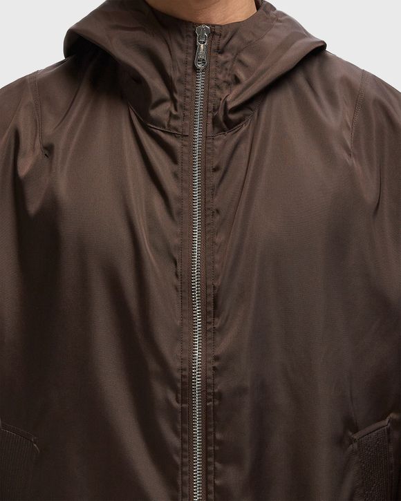 HOODED NYLON WINDBREAKER